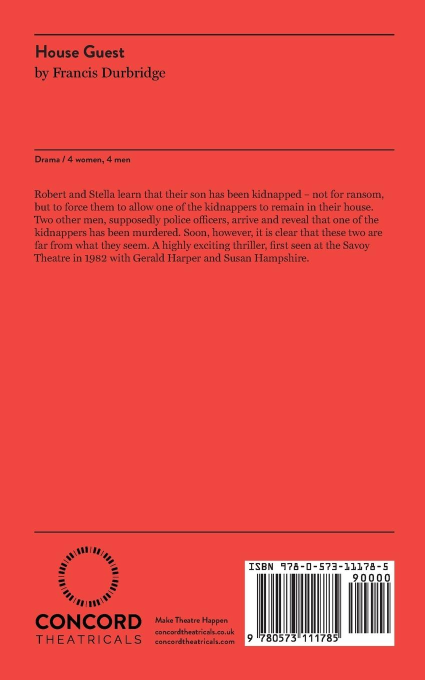 Rückseitencover House Guest - A Thriller