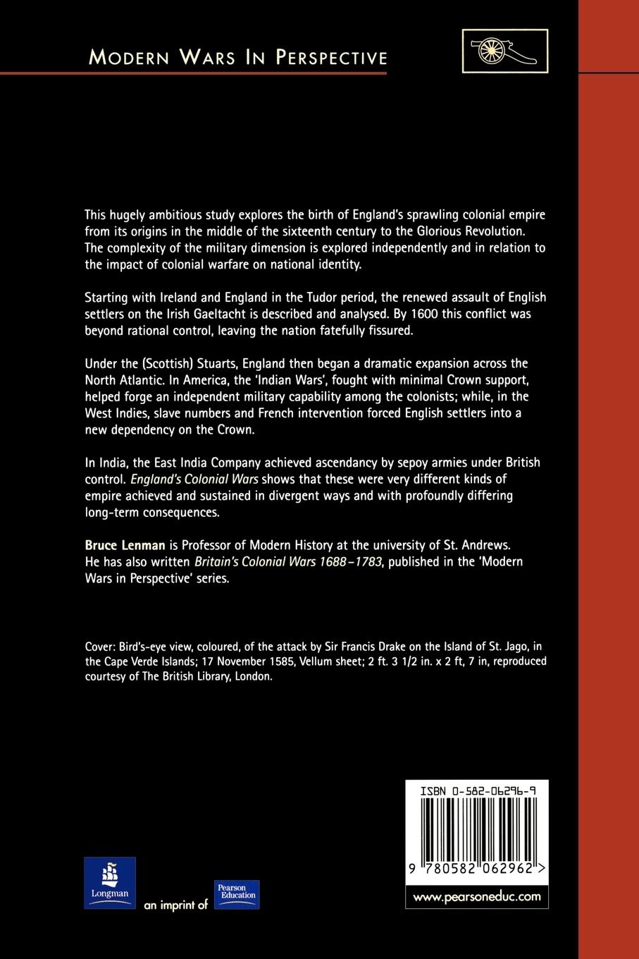 Rückseitencover England's Colonial Wars 1550-1688