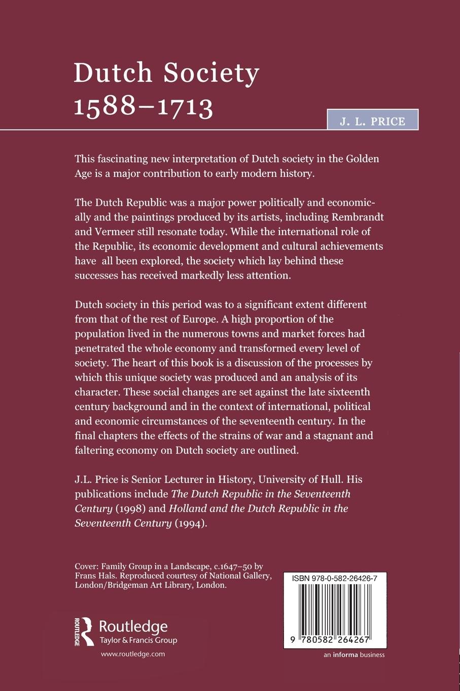 Rückseitencover Dutch Society
