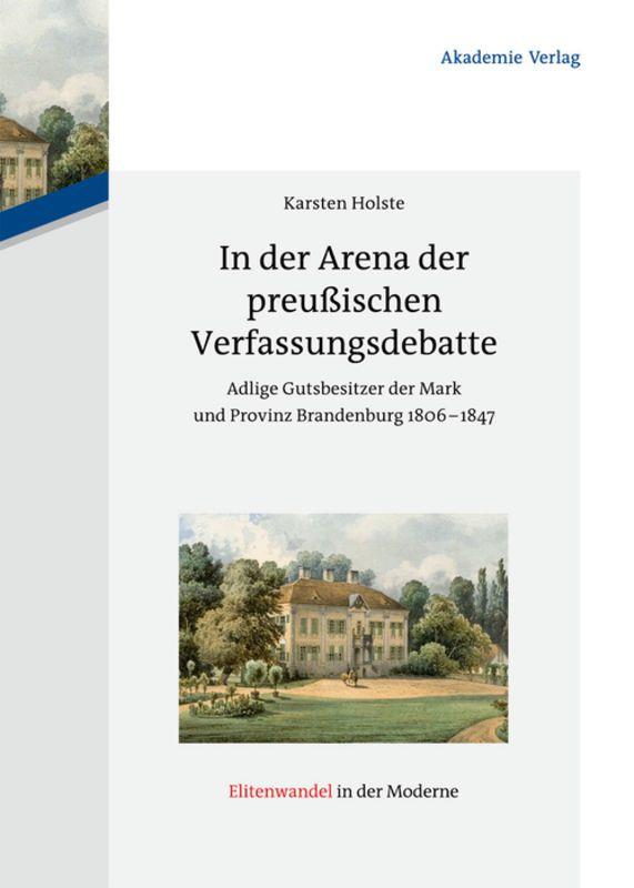 Vorderes Coverbild In der Arena der preußischen Verfassungsdebatte