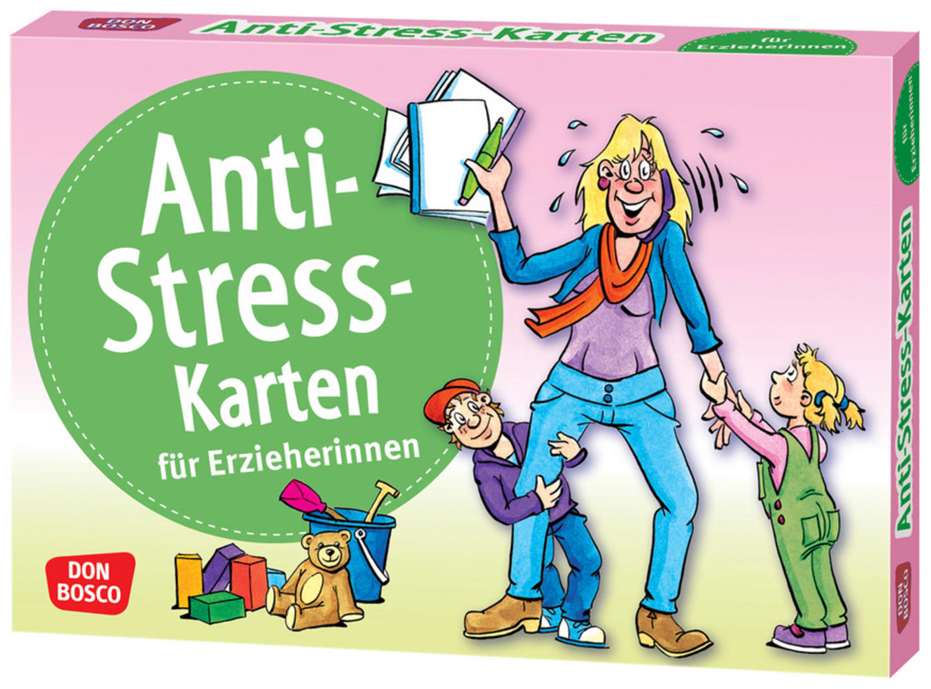 Vorderes Coverbild Anti-Stress-Karten für Erzieherinnen