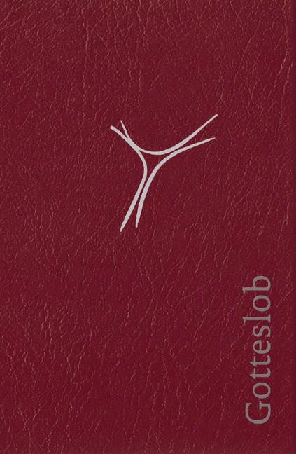 Vorderes Coverbild Gotteslob. Katholisches Gebet- und Gesangbuch. Cabra weinrot - Diözese Würzburg