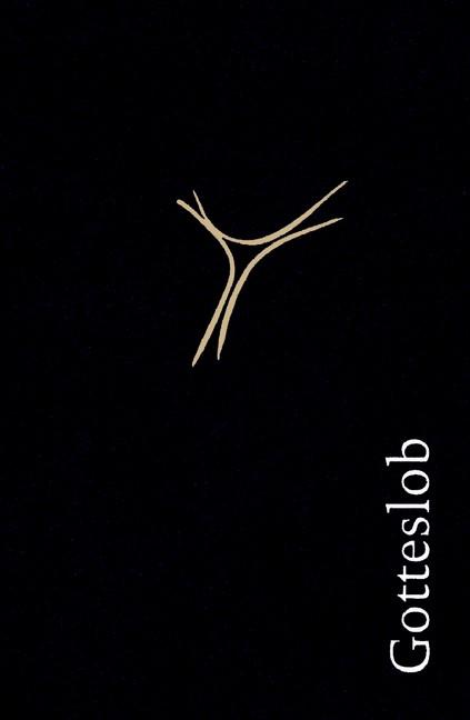 Vorderes Coverbild Gotteslob. Katholisches Gebet- und Gesangbuch. Leder schwarz Goldschnitt - Diözese Würzburg