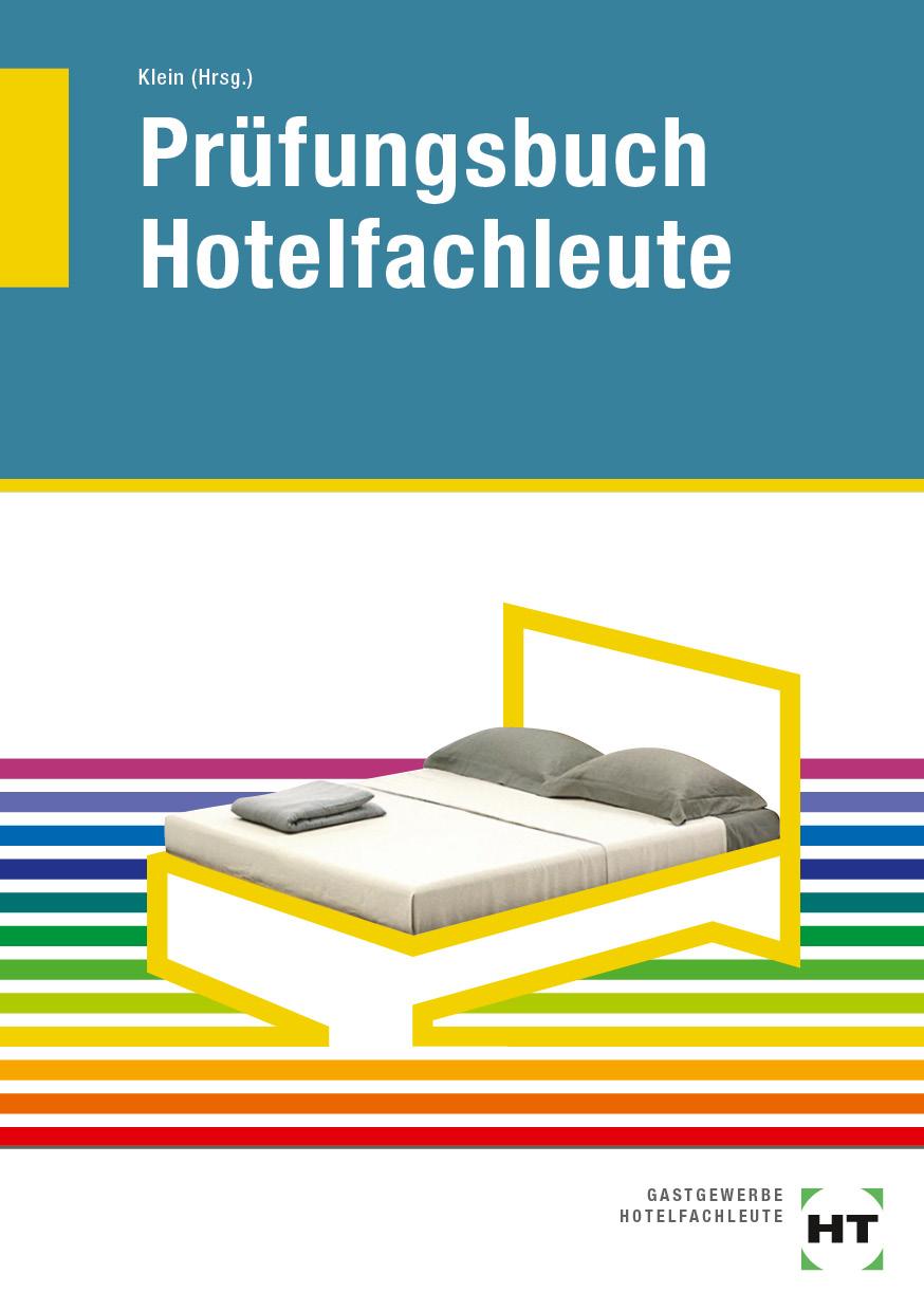 Vorderes Coverbild Prüfungsbuch Hotelfachleute