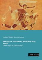 Vorderes Coverbild Beiträge zur Entdeckung und Erforschung Afrikas