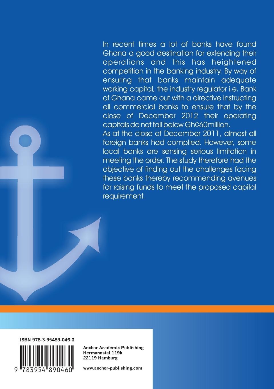 Rückseitencover The Banking Sector in Ghana: Issues in relation to Current Reforms