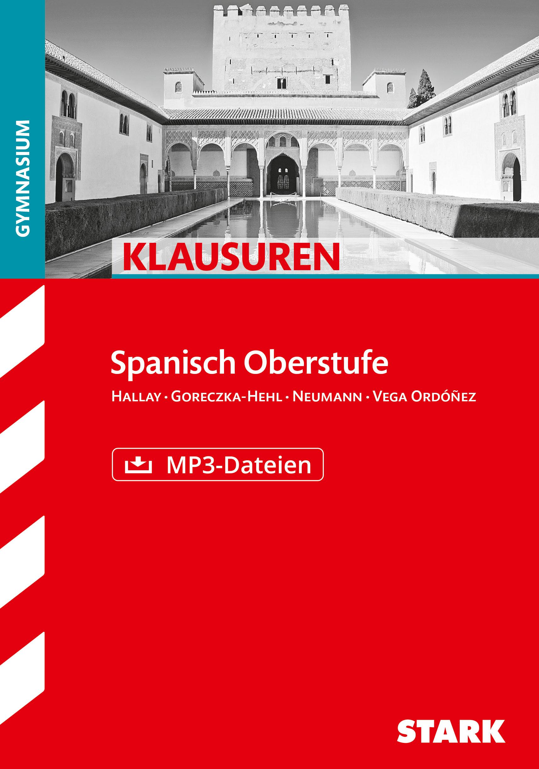 Vorderes Coverbild Klausuren Spanisch Oberstufe Gymnasium