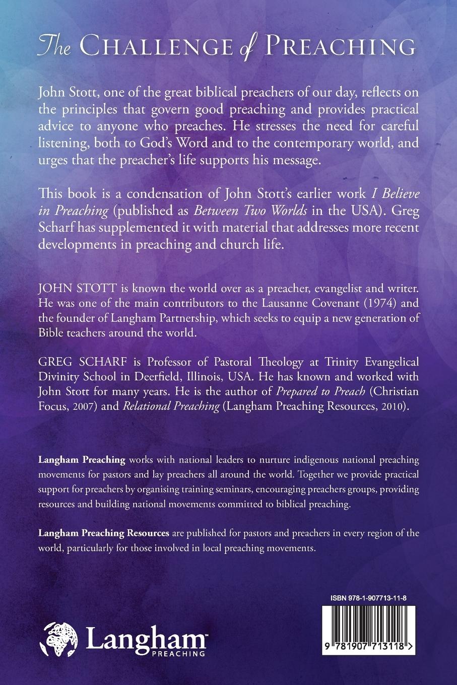 Rückseitencover The Challenge of Preaching