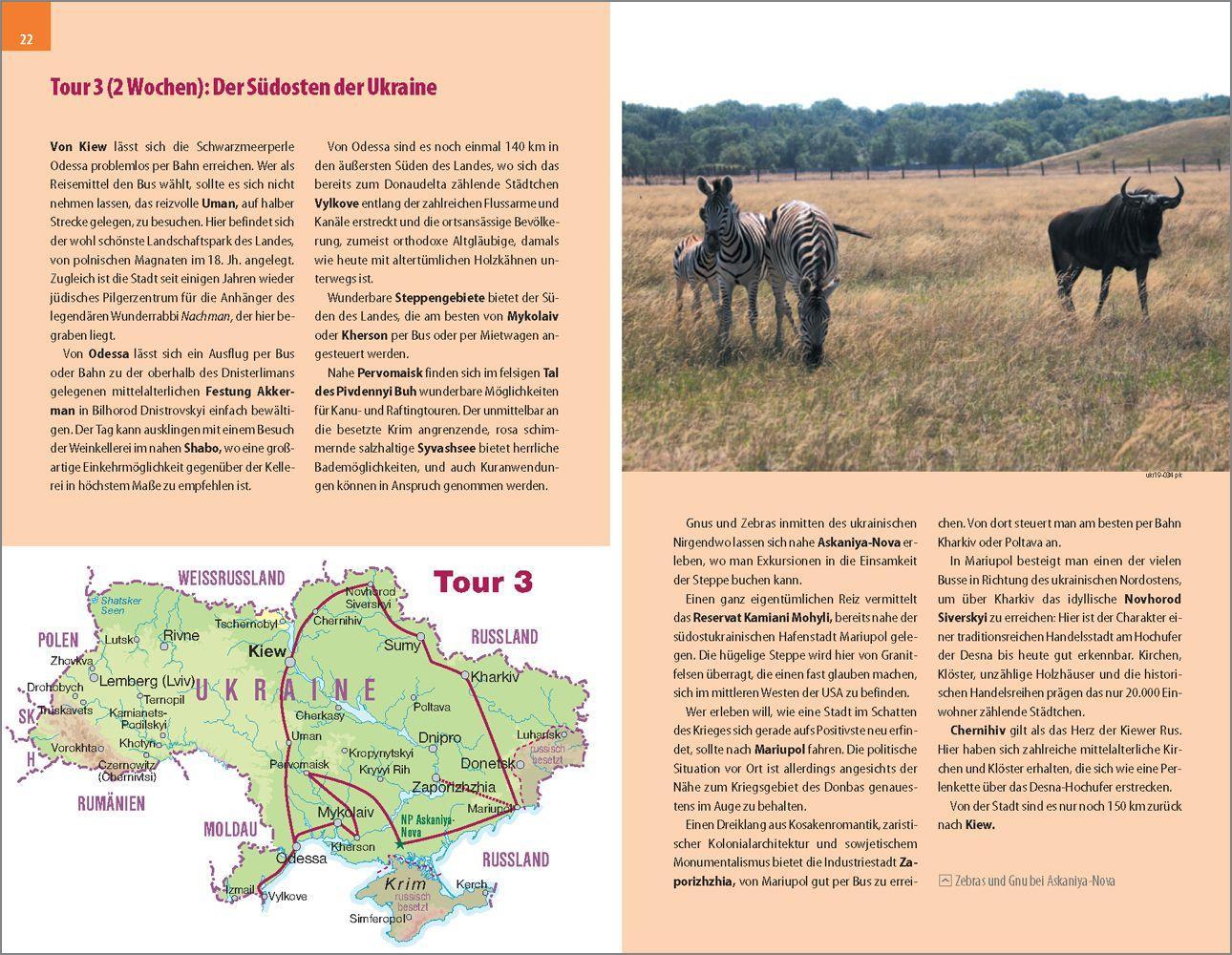Beispielinhalt (Bild) Reise Know-How Ukraine