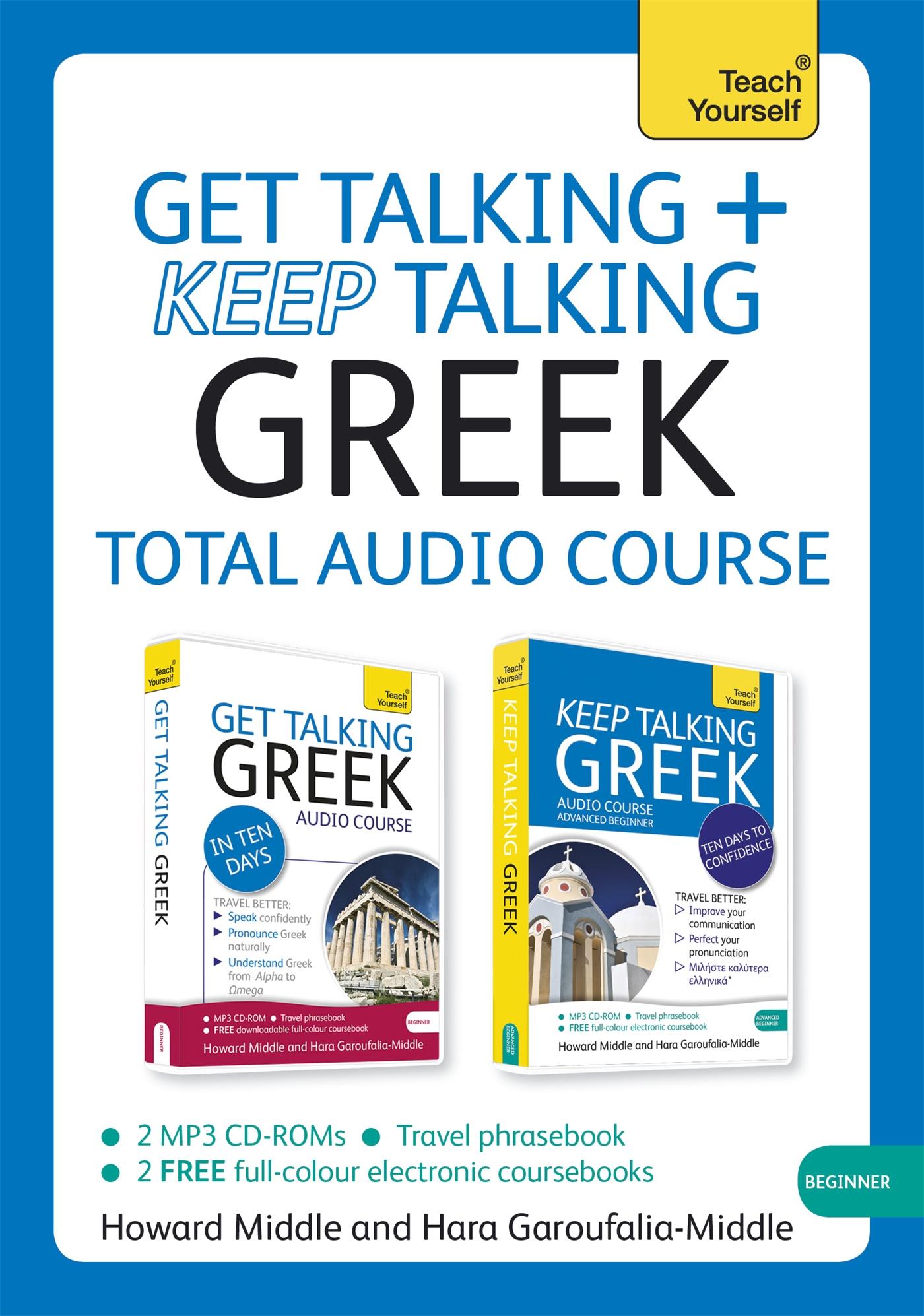 Vorderes Coverbild Get Talking and Keep Talking Greek Total Audio Course