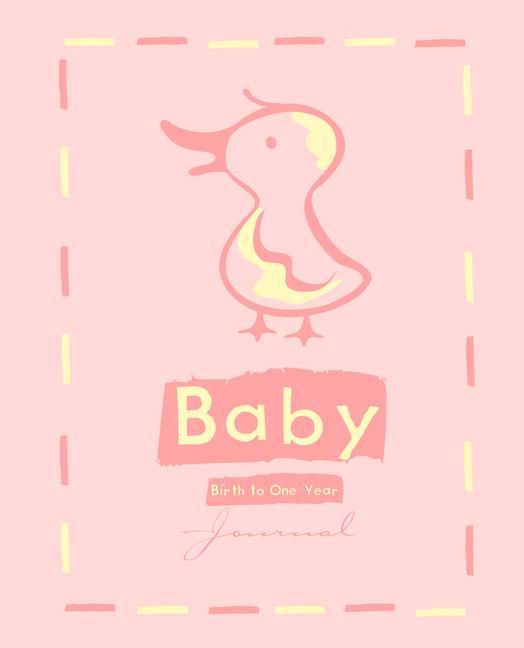 Vorderes Coverbild Baby Journal - Pink