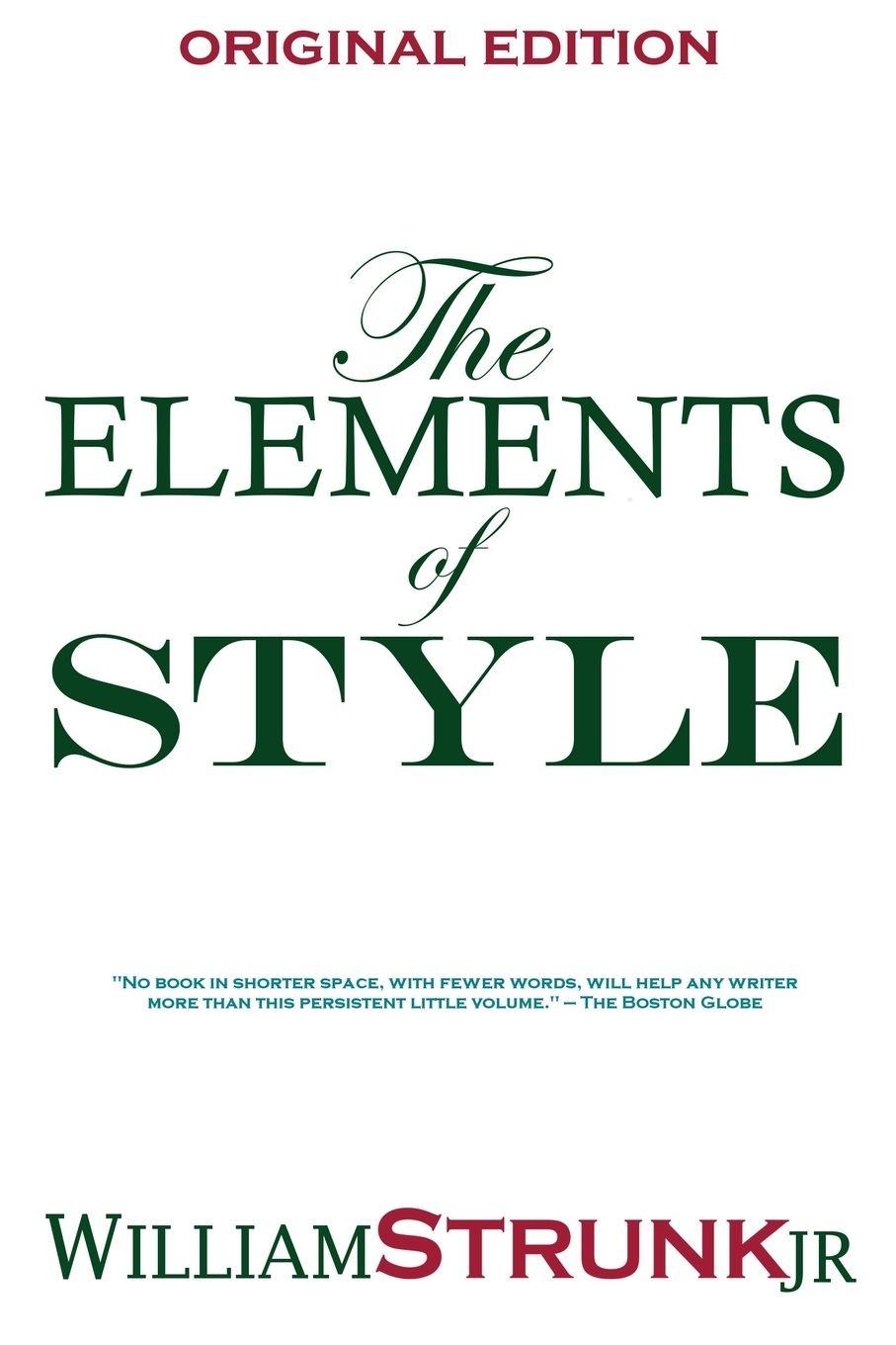 Vorderes Coverbild The Elements of Style