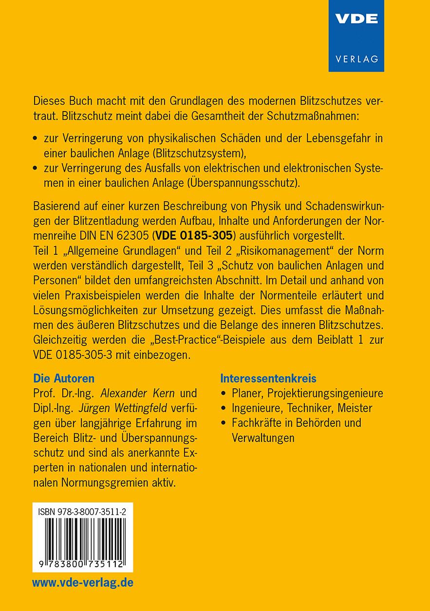 Rückseitencover Blitzschutzsysteme 1