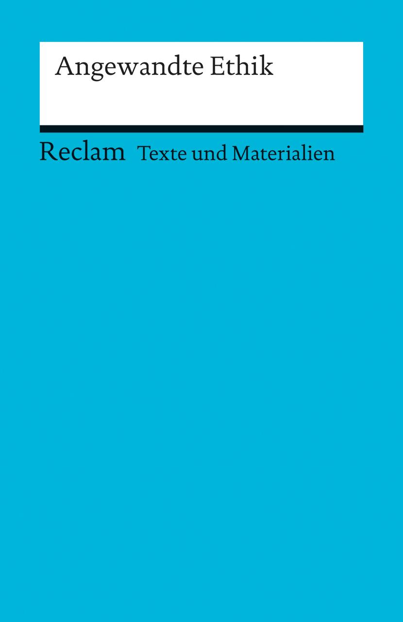 Vorderes Coverbild Angewandte Ethik