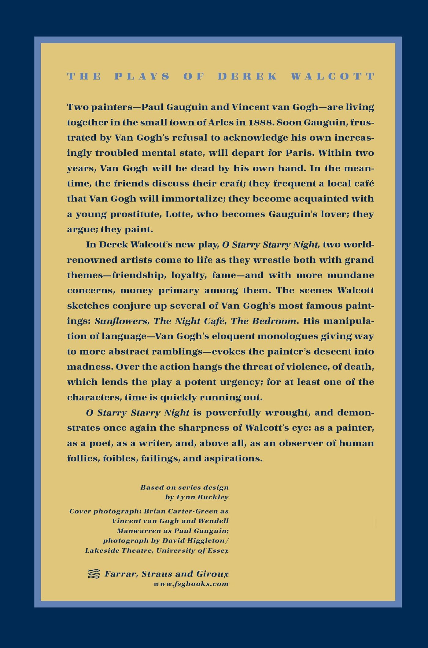 Rückseitencover O Starry Starry Night