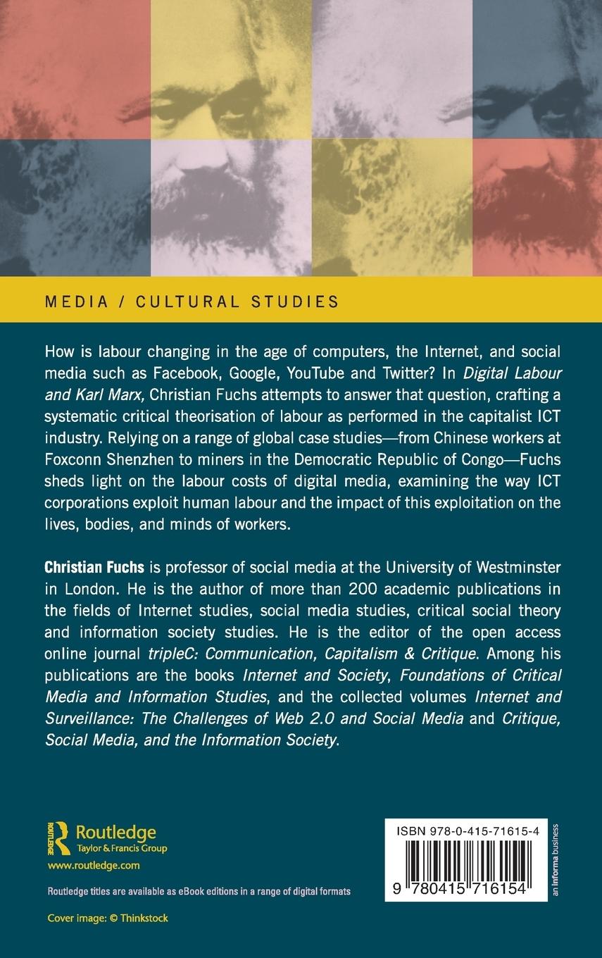 Rückseitencover Digital Labour and Karl Marx