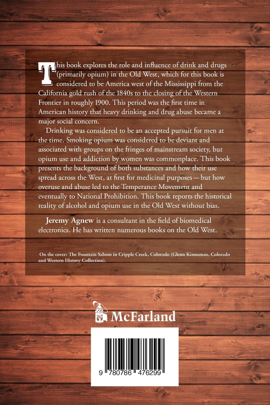 Rückseitencover Alcohol and Opium in the Old West