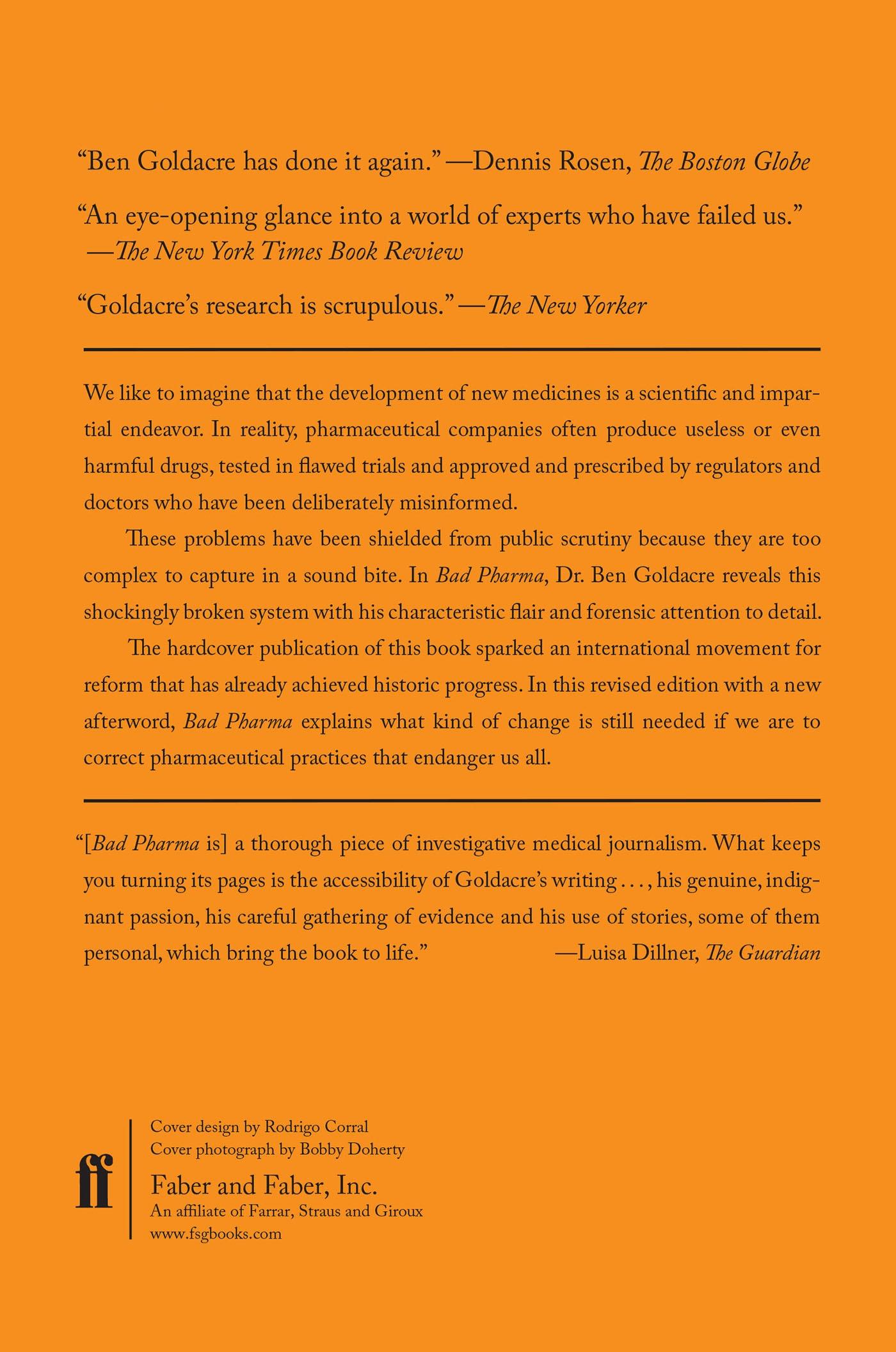 Rückseitencover Bad Pharma