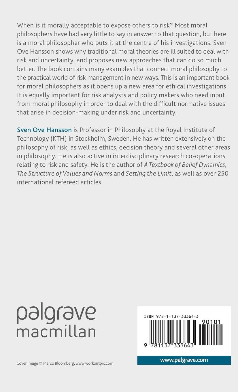 Rückseitencover The Ethics of Risk