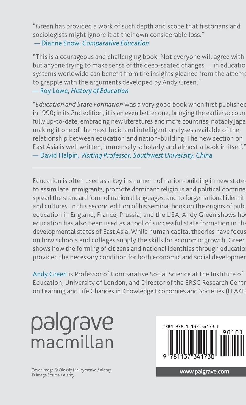Rückseitencover Education and State Formation