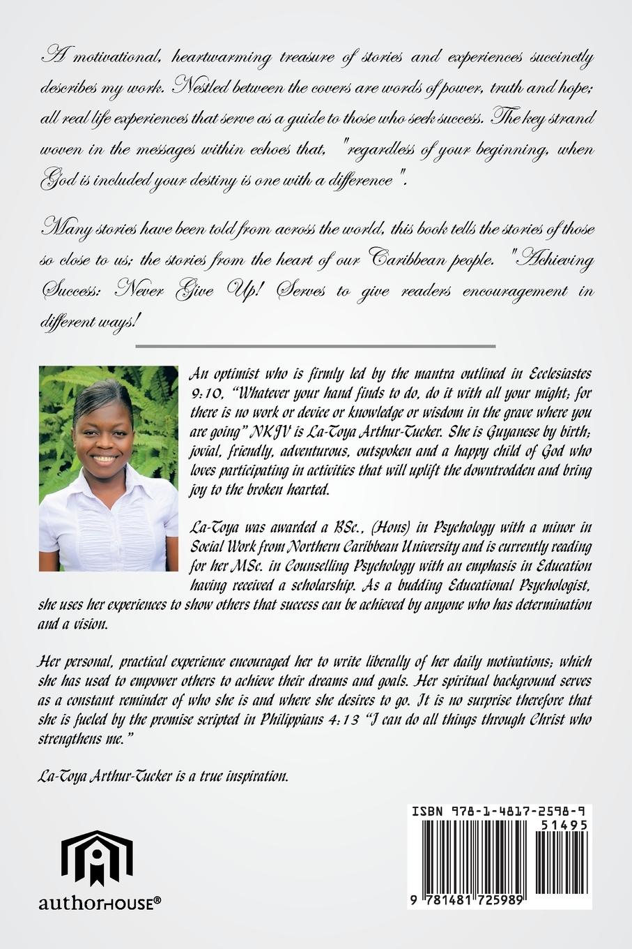 Rückseitencover Achieving Success