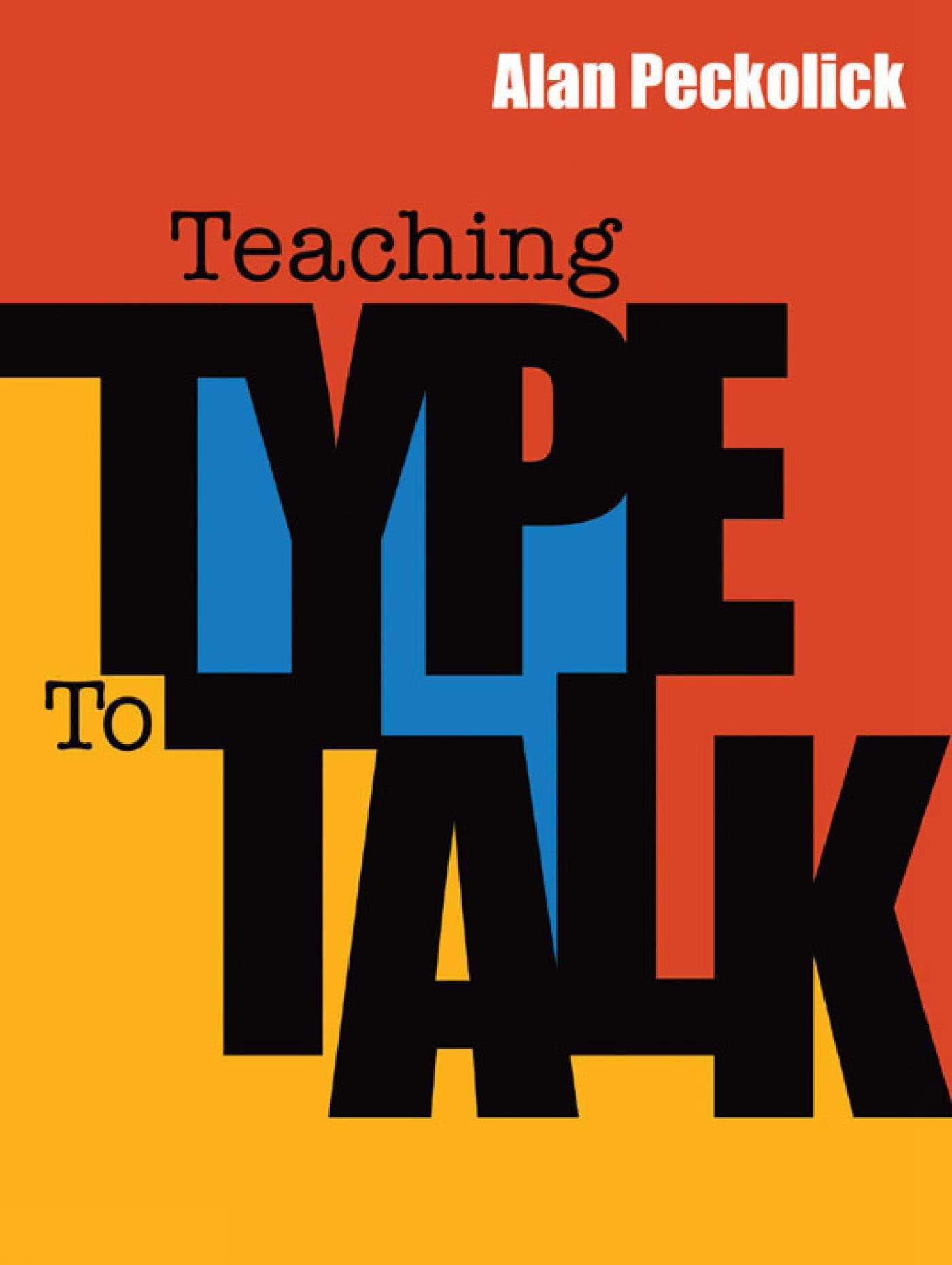 Vorderes Coverbild Teaching Type to Talk