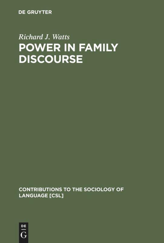 Vorderes Coverbild Power in Family Discourse