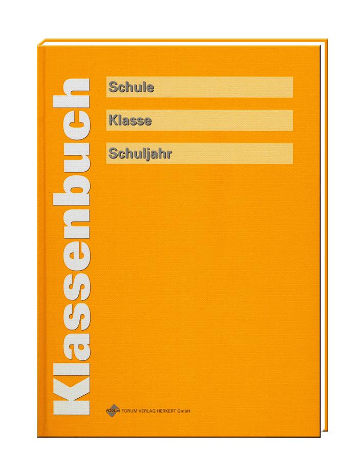 Vorderes Coverbild Klassenbuch sonnengelb