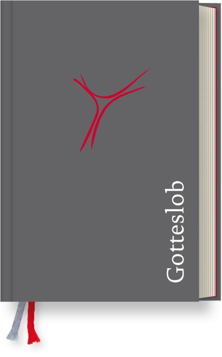 Vorderes Coverbild Gotteslob Erzbistum Köln - Großdruckausgabe Balacron dunkelgrau
