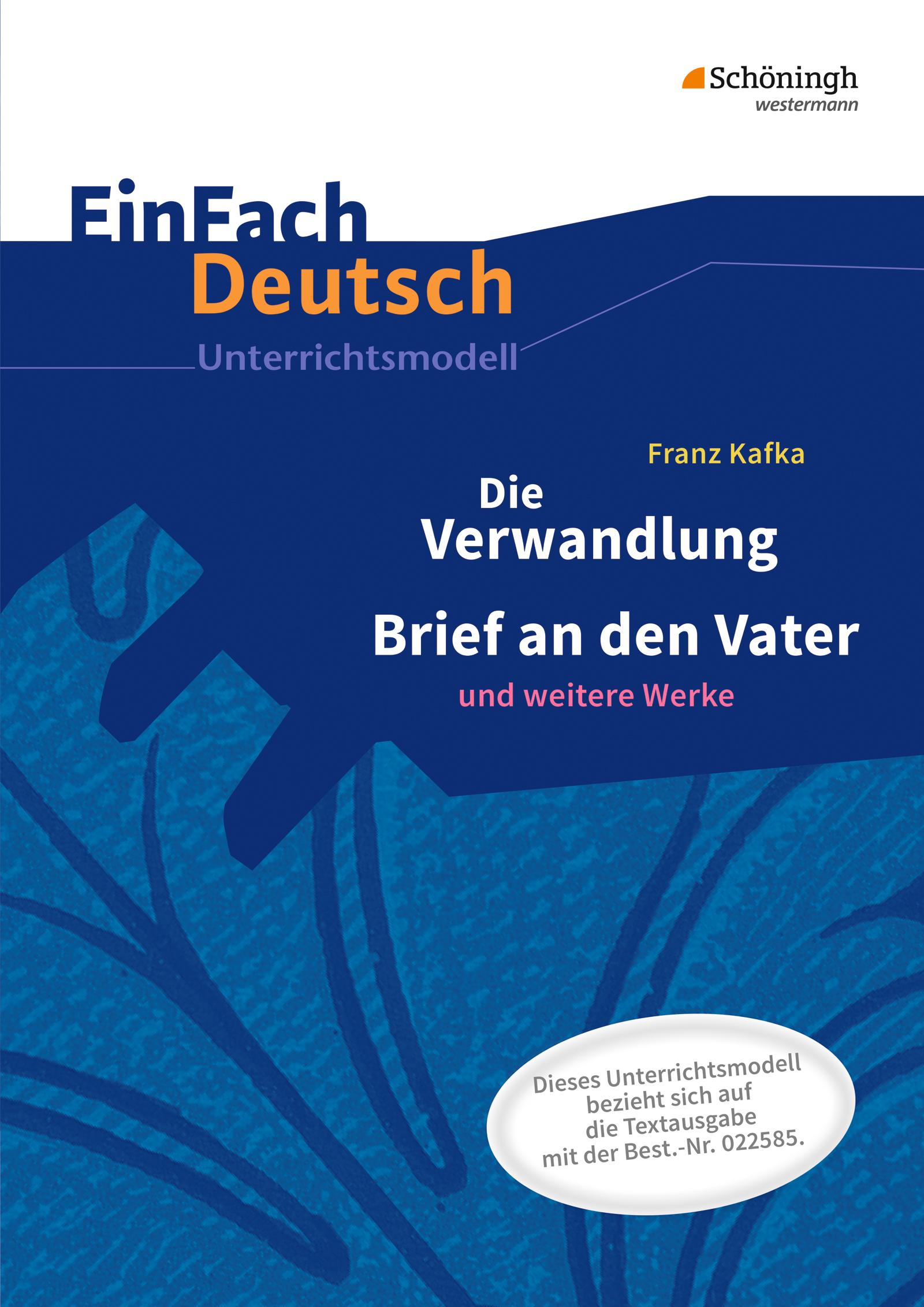 Vorderes Coverbild Die Verwandlung. EinFach Deutsch Unterrichtsmodelle