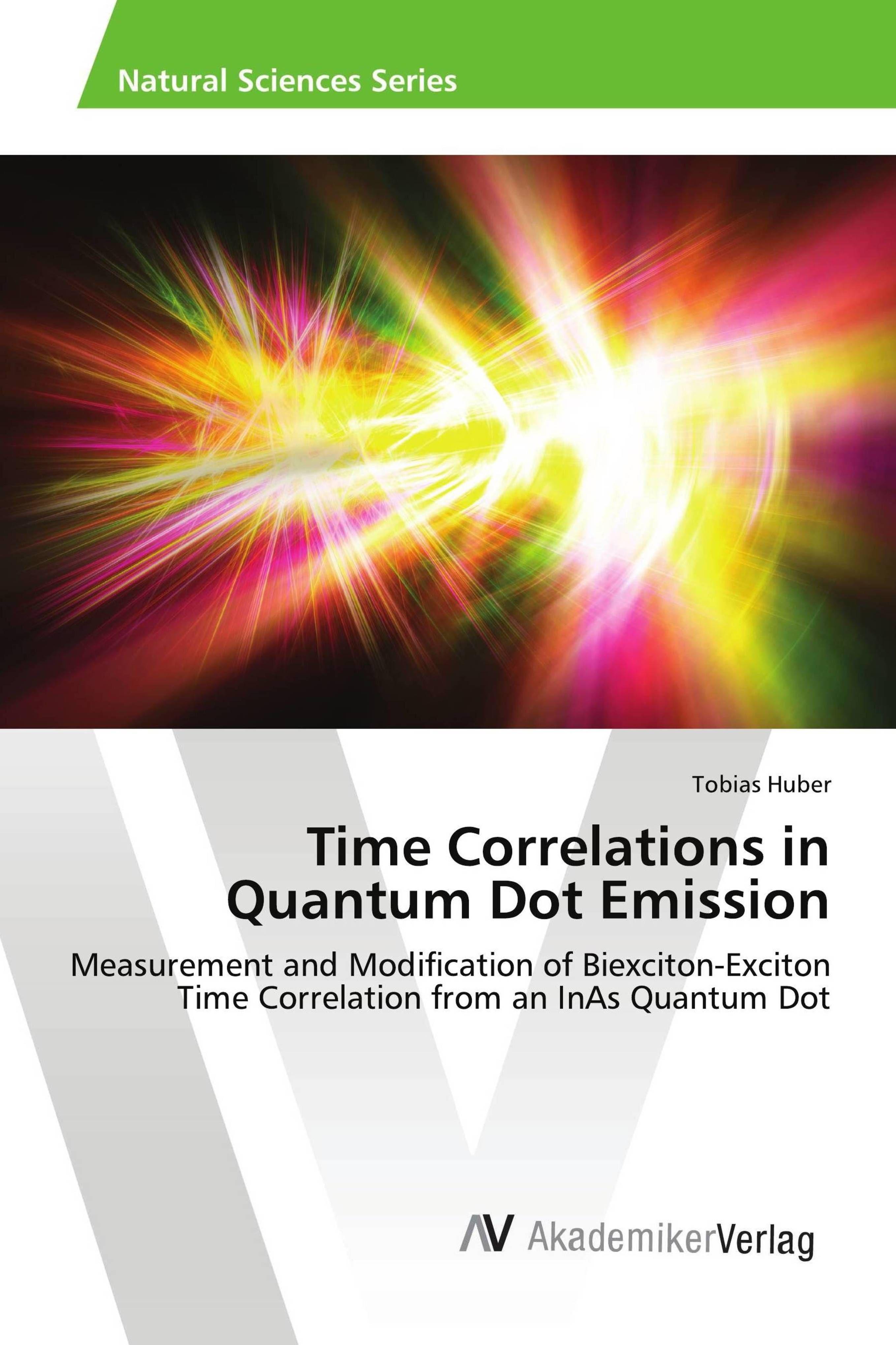 Vorderes Coverbild Time Correlations in Quantum Dot Emission