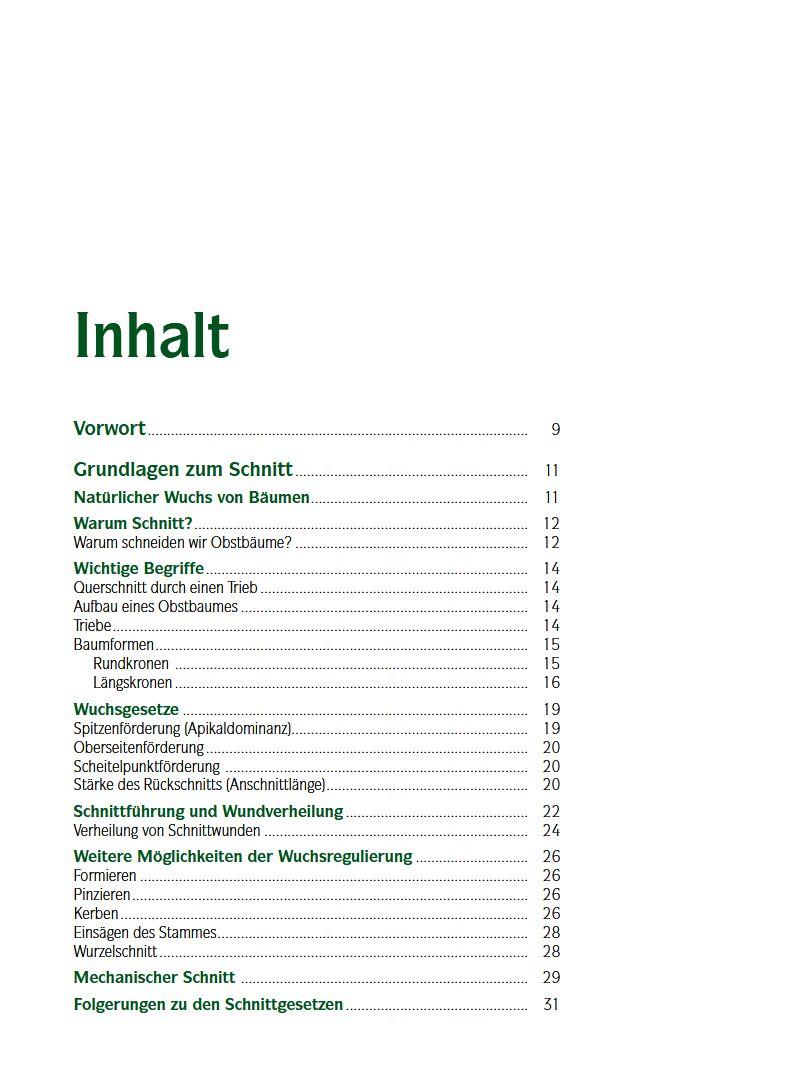 Beispielinhalt (Bild) Der professionelle Obstbaumschnitt