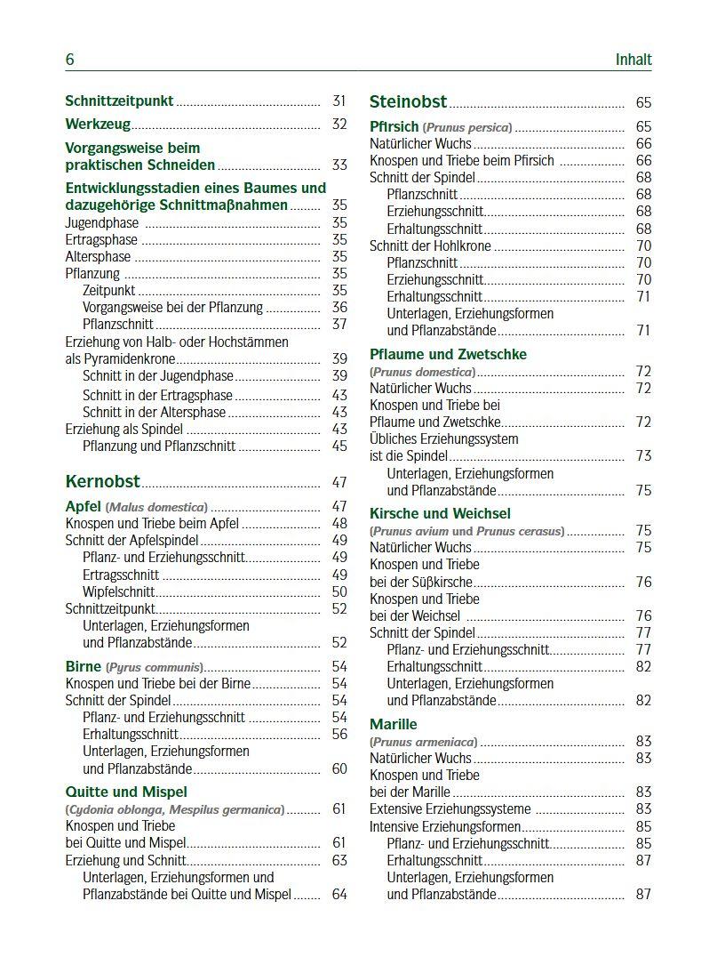 Beispielinhalt (Bild) Der professionelle Obstbaumschnitt