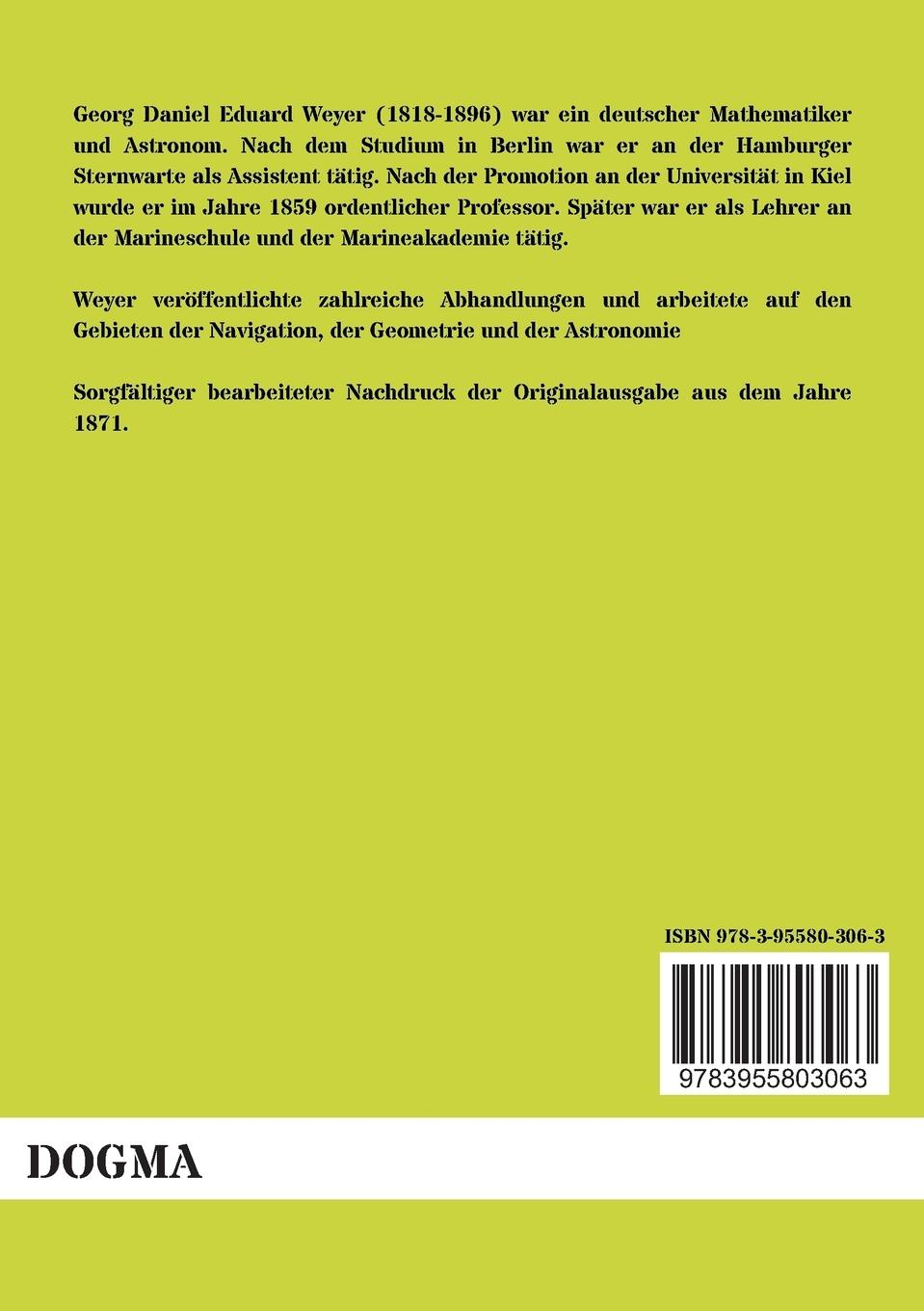 Rückseitencover Vorlesungen über nautische Astronomie