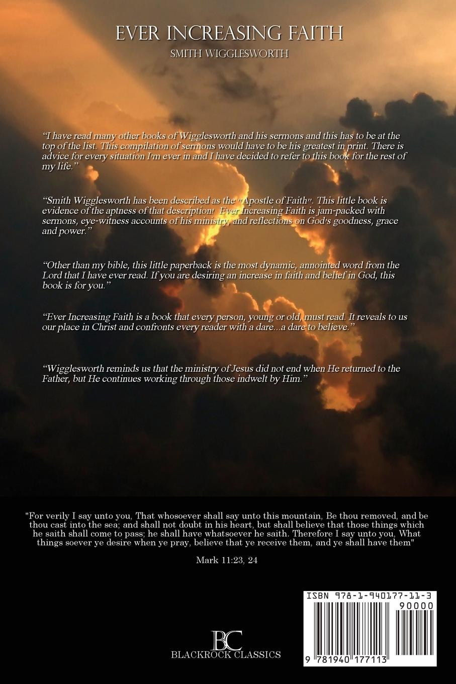 Rückseitencover Ever Increasing Faith