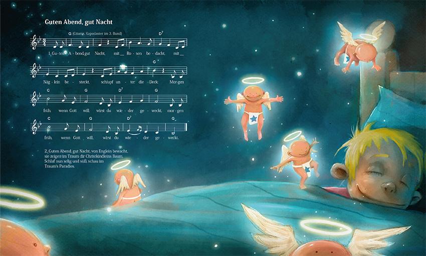 Beispielinhalt (Bild) Mondbande - Abendstille überall