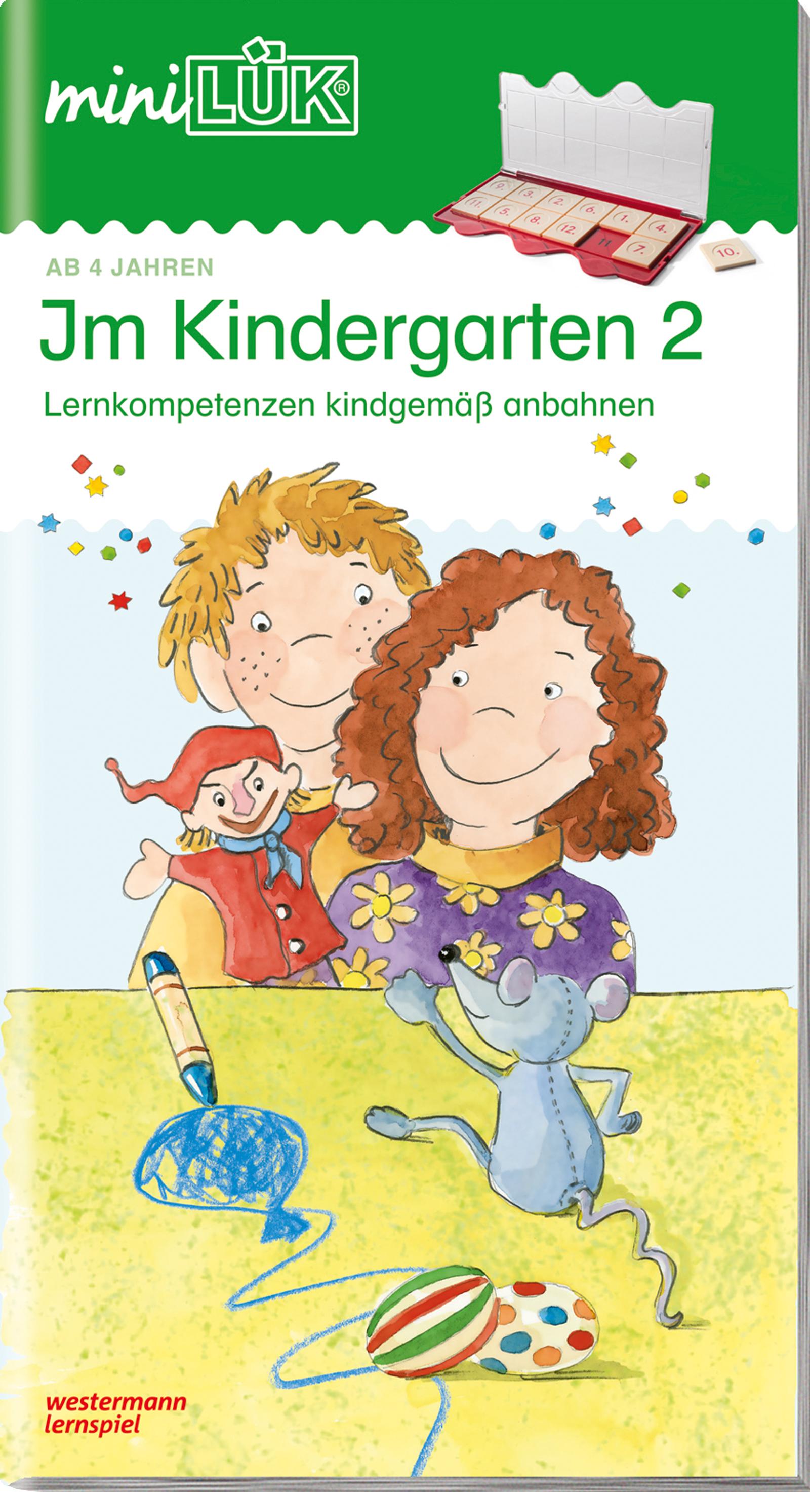 Vorderes Coverbild miniLÜK. Im Kindergarten 2
