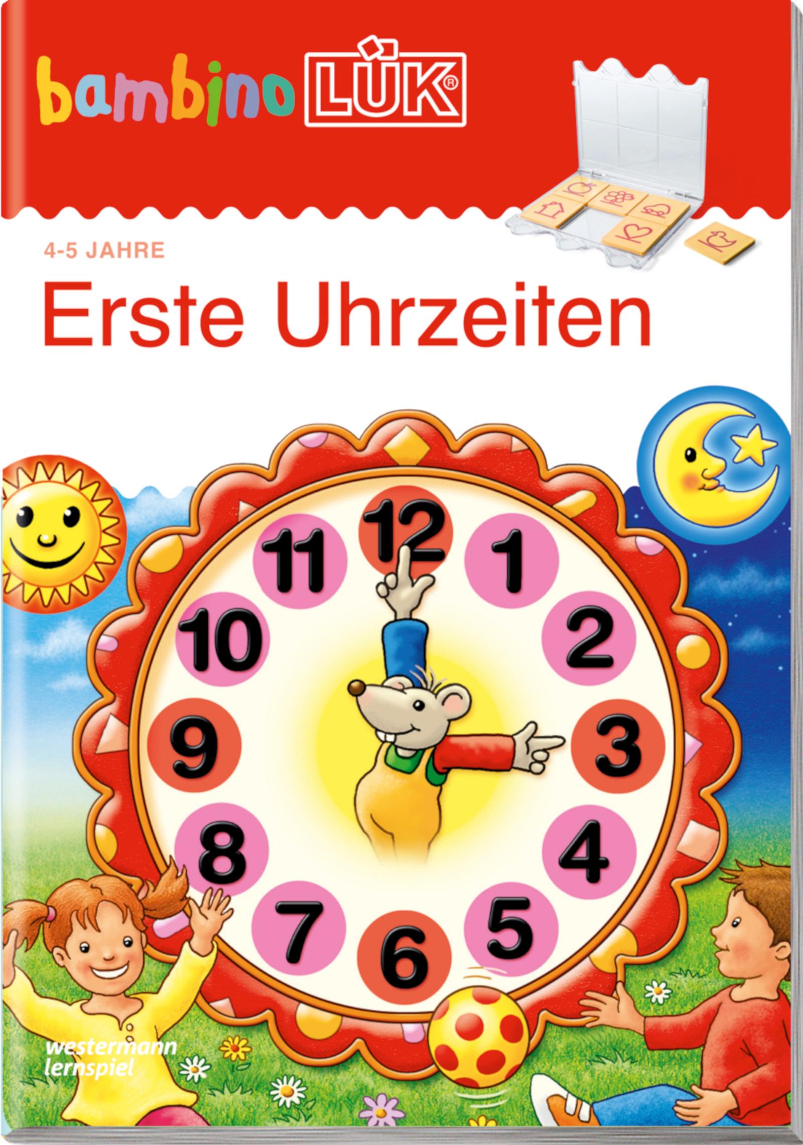Vorderes Coverbild bambinoLÜK. Erste Uhrzeiten