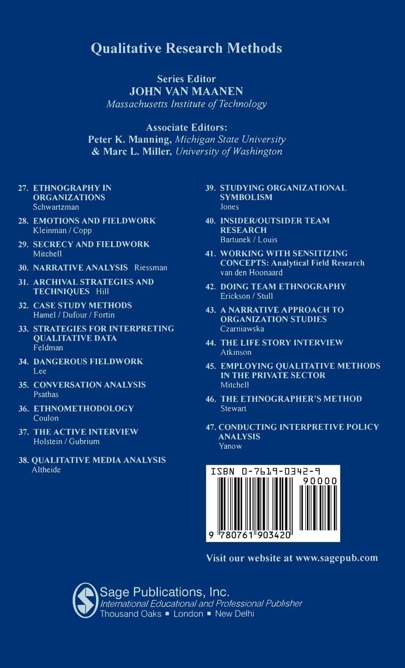 Rückseitencover Focus Groups as Qualitative Research