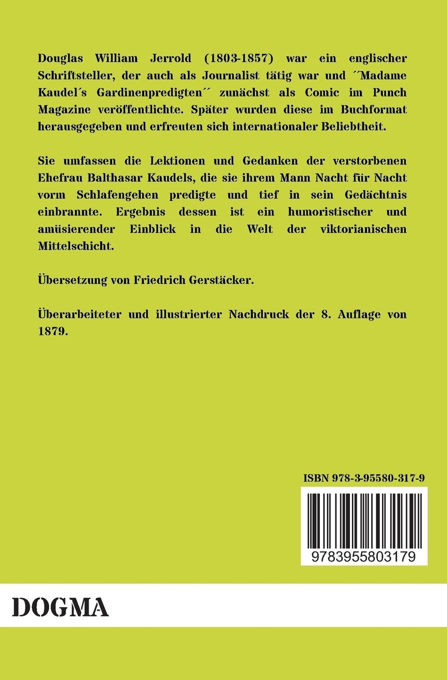 Rückseitencover Madame Kaudel´s Gardinenpredigten
