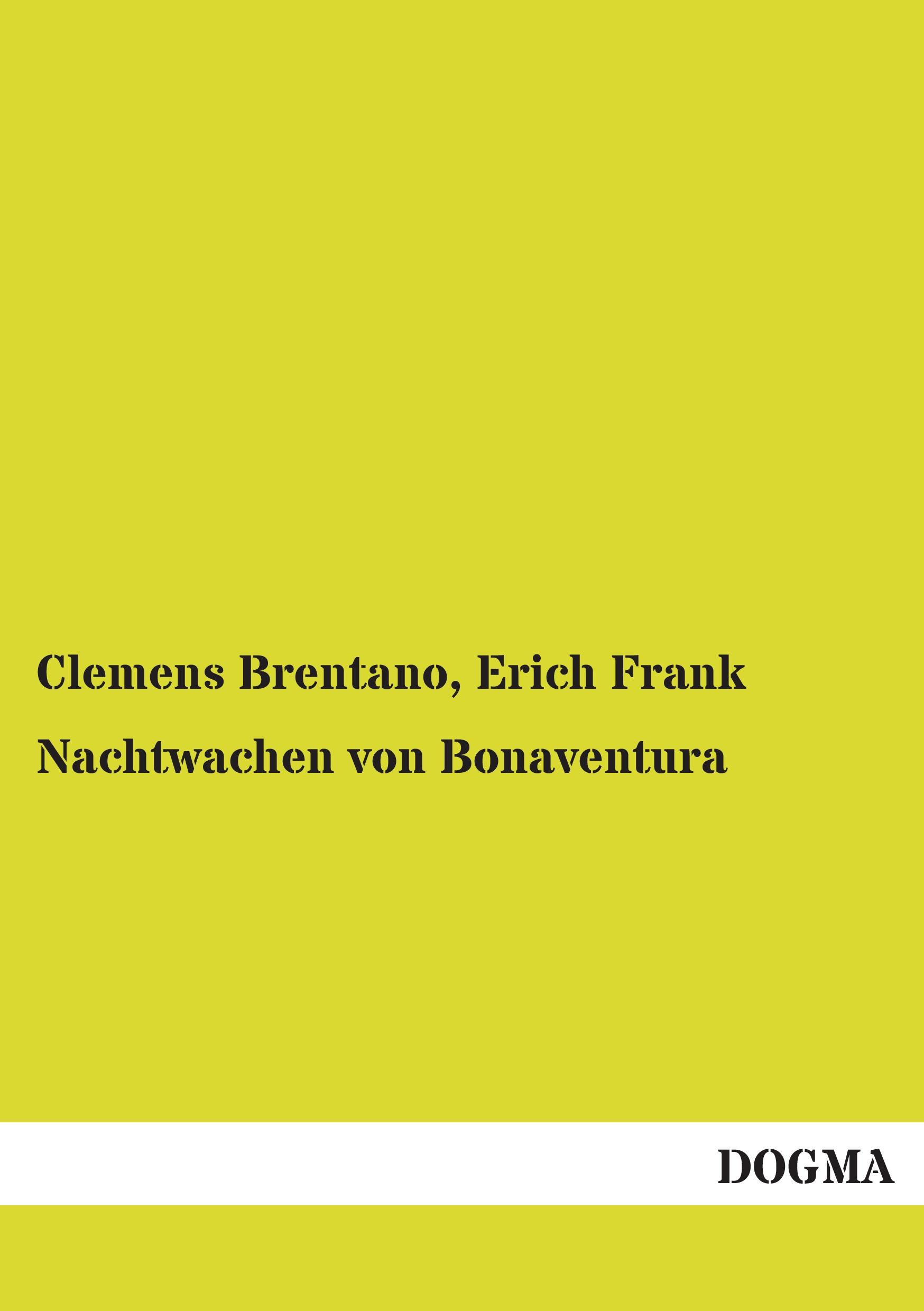 Vorderes Coverbild Nachtwachen von Bonaventura