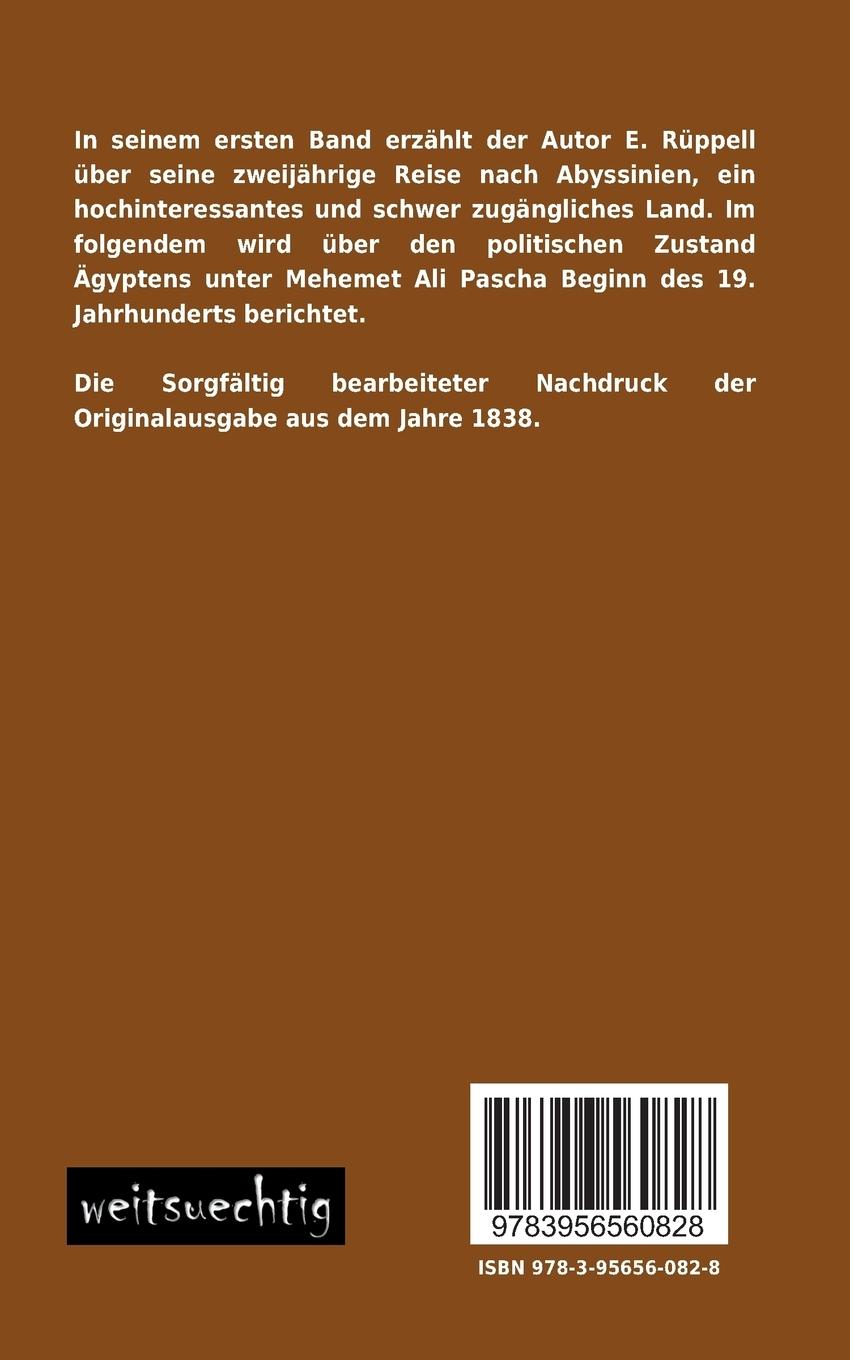 Rückseitencover Reise in Abyssinien