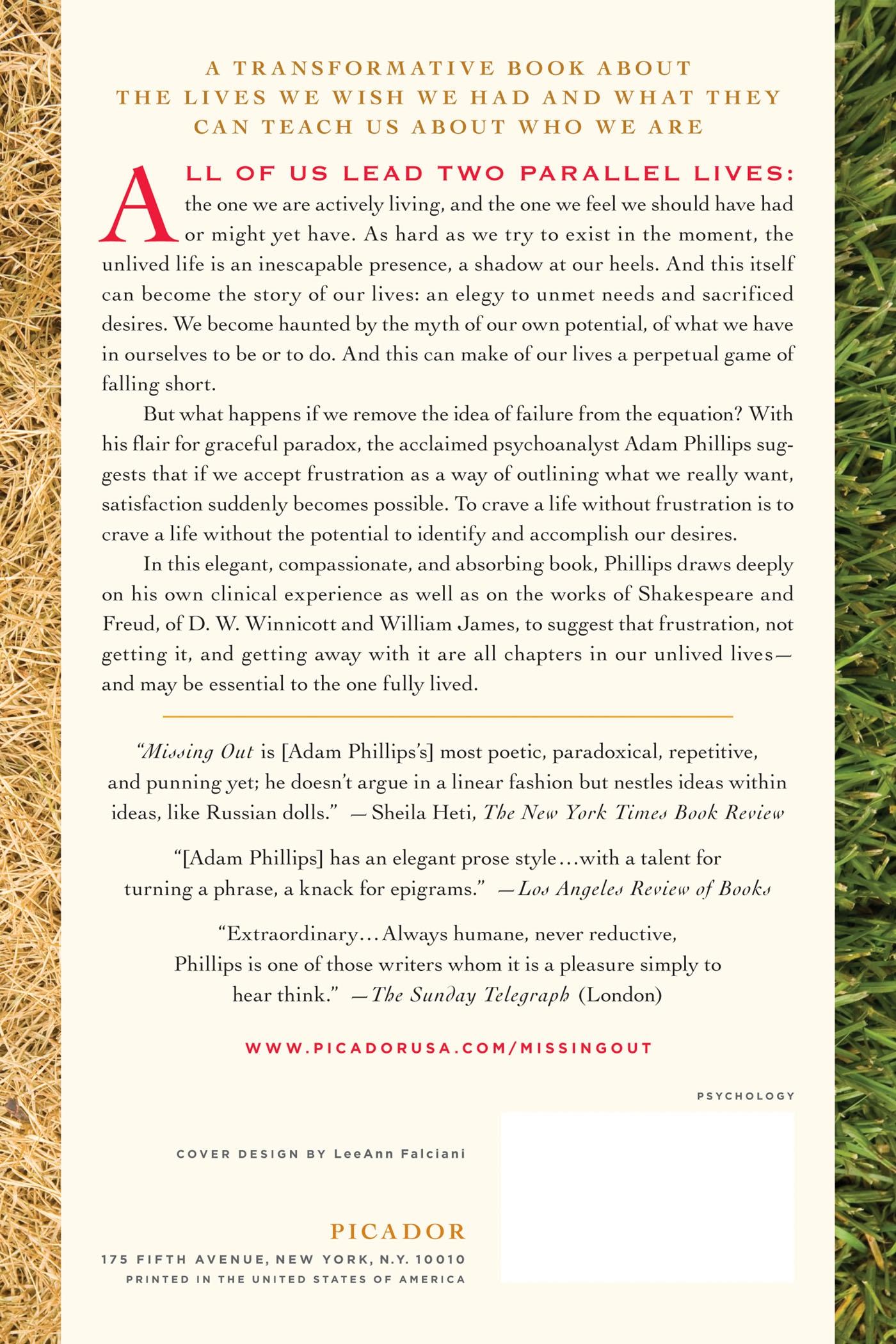 Rückseitencover Missing Out