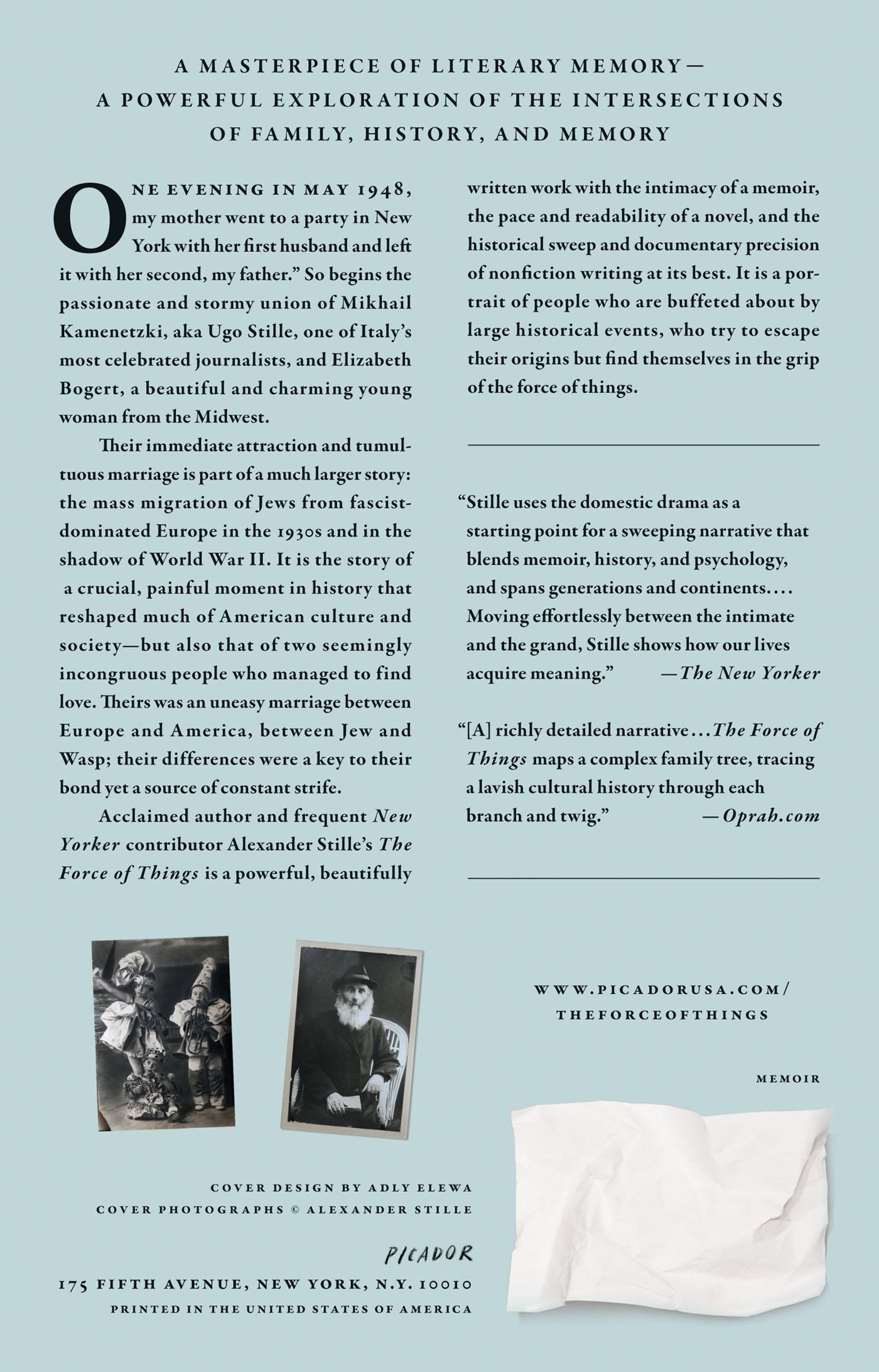 Rückseitencover Force of Things