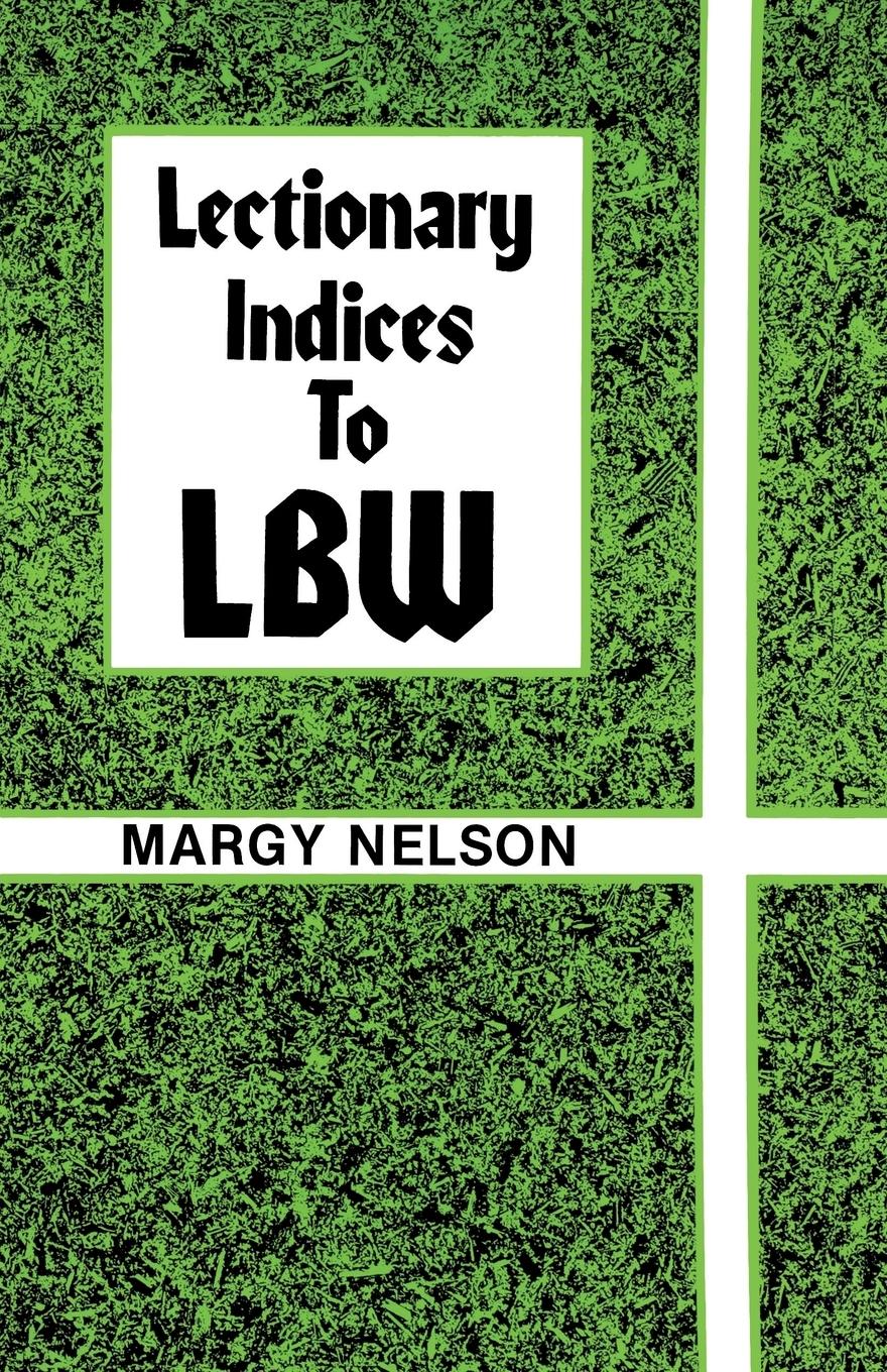 Vorderes Coverbild Lectionary Indices to Lbw