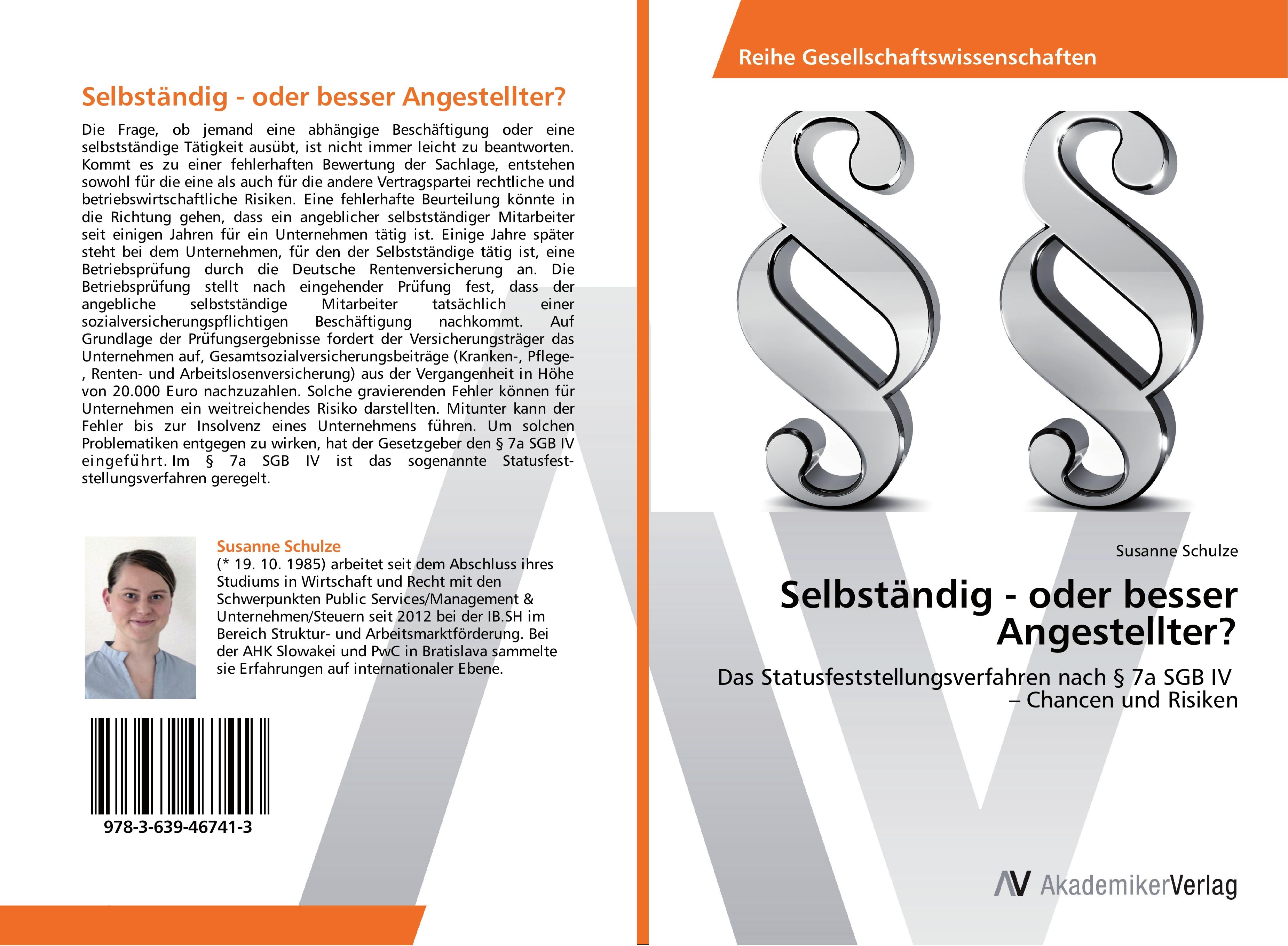 Vorderes Coverbild Selbständig - oder besser Angestellter?