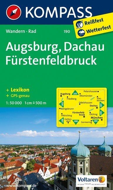 Vorderes Coverbild Augsburg - Dachau - Fürstenfeldbruck 1 : 50 000