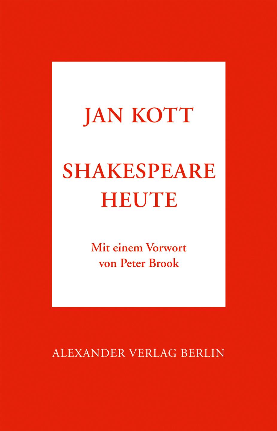 Vorderes Coverbild Shakespeare heute