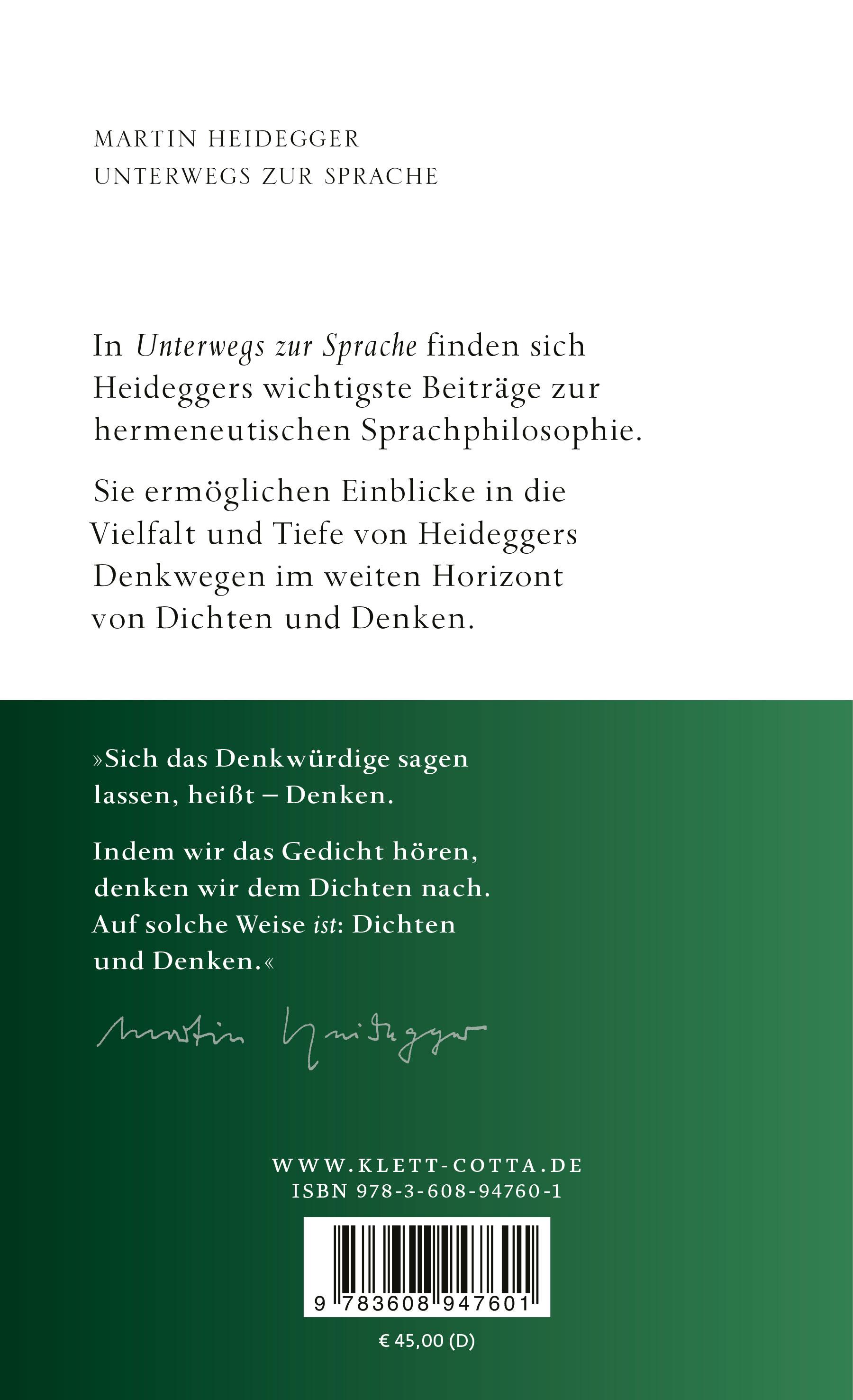 Rückseitencover Unterwegs zur Sprache