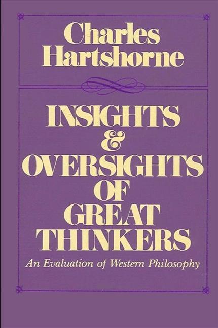 Vorderes Coverbild Insights and Oversights of Great Thinkers